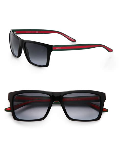 square rectangle gucci sunglasses for men|sunglasses gucci men original.